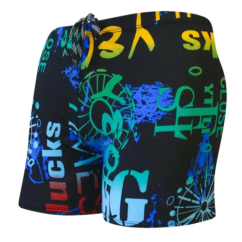 Outdoor Sports Store - Calções de banho masculinos com estampa