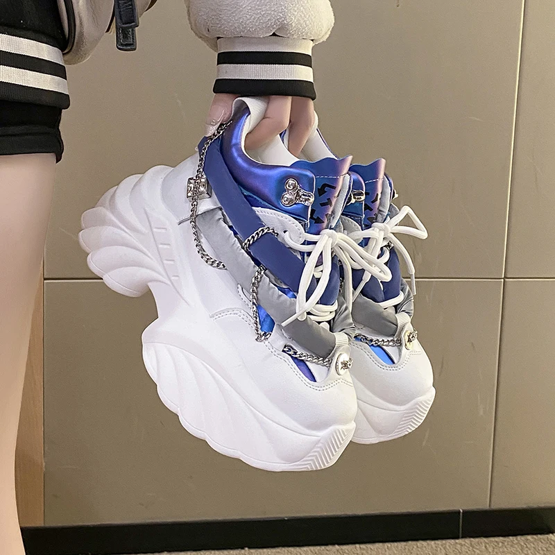 Outdoor Sports Shoes - Adorável kawaii mulher tênis cunha sapatos