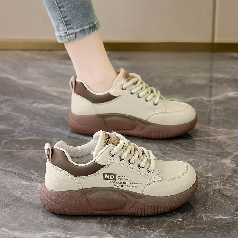 Outdoor Sports Shoes - Tênis Brancos Femininos para Estudantes com