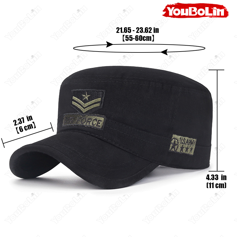 Boné Militar de Topo Reto, Uni - Academy Sports Outdoor avaliação e preço