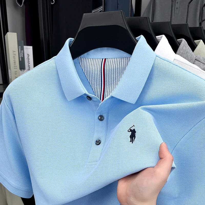 Camisa Polo Masculina 100% Alg - Polo Shirt Equestrian avaliação e preço