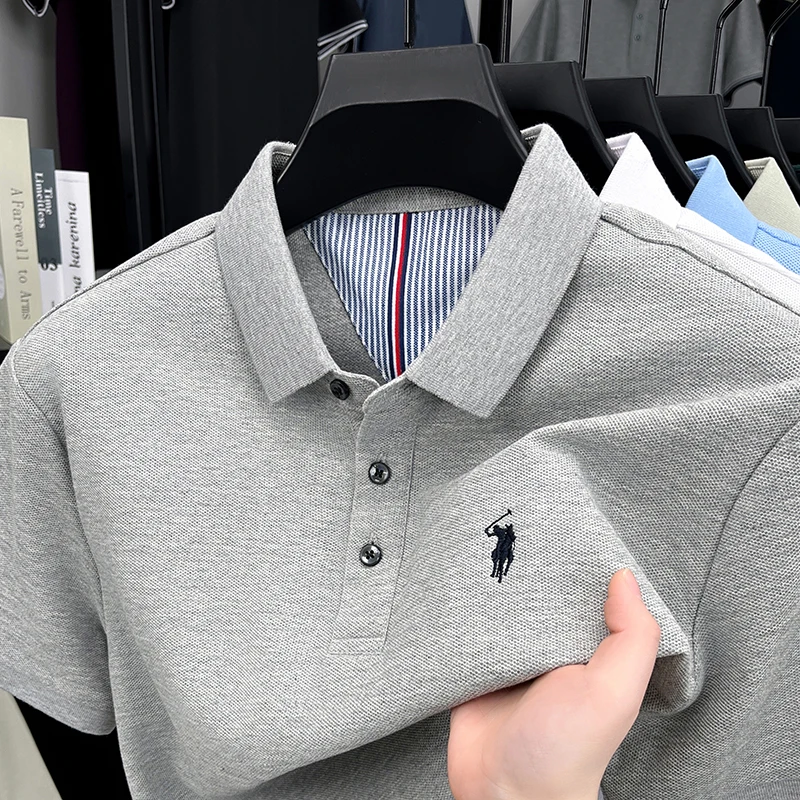 Camisa Polo Masculina 100% Alg - Polo Shirt Equestrian avaliação e preço