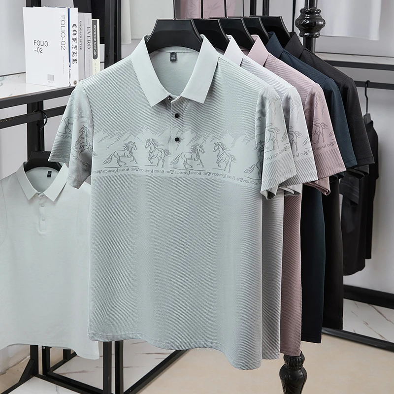 Camisa polo masculina com esta - Polo Shirt Equestrian avaliação e preço